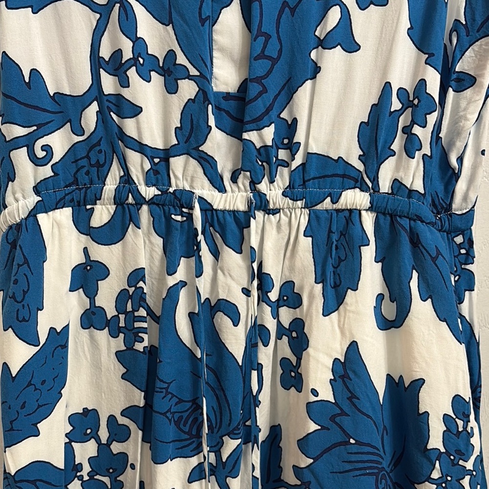 Loft Blue Floral Women's Dress - Picture 4 of 4